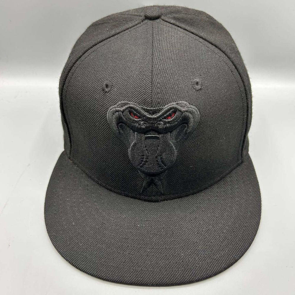 Arizona Diamondbacks MLB Hat Men 7 5/8 Black 59Fifty New Era Fitted Cap Wool
